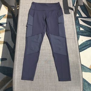 NWOT Prana rockland leggings blue pockets S small